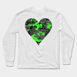 Camouflage Green Colorful pattern 2020 Long Sleeve T-Shirt